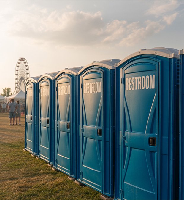 Restroom Rental Setup in Phoneix